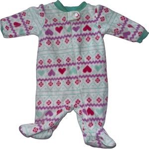 Carter's Multicolor Heart Pattern Pajama Set